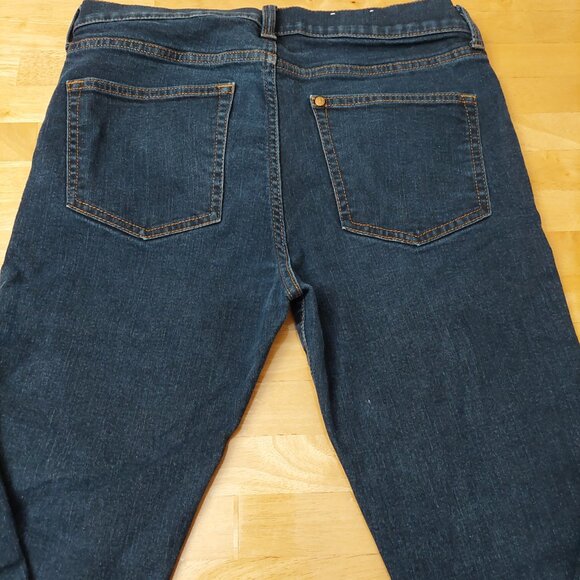 H&M Jeans Dark Wash Men's size 32W/30L 5 Pocket, Zip fly button - Picture 5 of 10